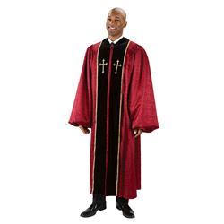 Picture of CBCS TS787BRG55 Cambridge Jacquard Pulpit Robe&#44; 55 in.