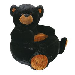 Picture of Stephan Baby 101446 Plush Bear Chair&#44; Black