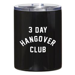 Santa Barbara Design Studio G5251 12 oz Stainless Steel Travel Tumbler  3 Day Hangover Club - BlackPack of 2
