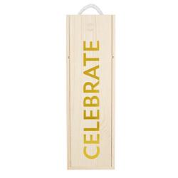 Picture of Christian Brands G5254 Celebrate Wood Wine BoxPack of 2