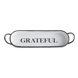 Picture of Christian Brands AMR543 Grateful Oval TrayPack of 2