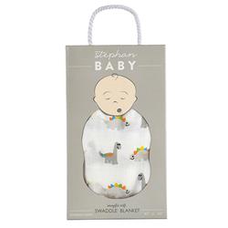 Picture of Christian Brands D2601 Swaddle Blanket  Dinosaur - Bamboo CottonPack of 2