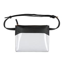 Picture of Christian Brands D3717 Fanny Belt Bag Pack  Clear &amp; BlackPack of 2
