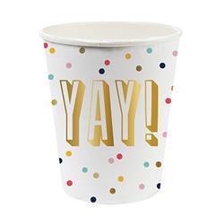 Picture of Christian Brands 10-04059-001 8 oz Paper Cups - Yay Pack of 12