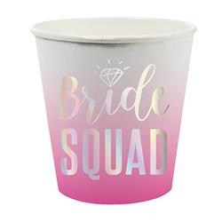Picture of Christian Brands 10-04843-001 4 oz Paper Shot Cups - Bride Squad  Pack of 12