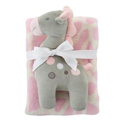 Picture of Christian Brands D4699 Pink Blanket Giraffe Toy SetPack of 2