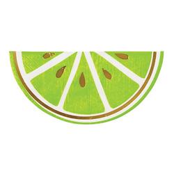 Picture of Christian Brands 10-04860-015 5 in. Lime Shaped Beverage Napkins  Pack of 12