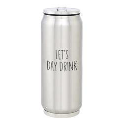 Picture of Christian Brands F1412 12 oz Stainless Steel Travel Tumbler Can  Large - Lets Day DrinkPack of 2