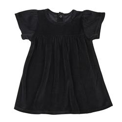 Picture of Christian Brands F4750 My Little Velour Dress  Fits 6-12 Months - BlackPack of 2