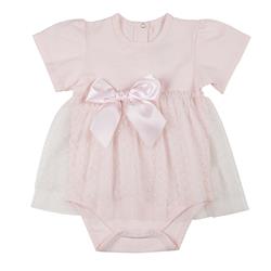 Picture of Christian Brands F4753 Dress-Style Diaper Cover Tulle-Skirted  Fits 6-12 Months - Blush PinkPack of 2