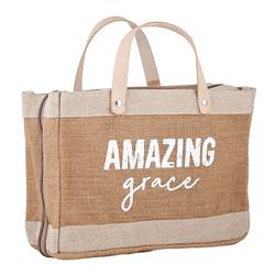 G1338 Amazing Grace Bible Cover Tote BagPack of 2