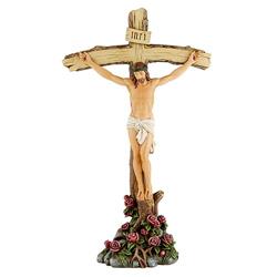 G1143 Adams Roses Crucifix Standing