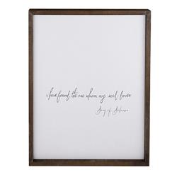 Picture of Christian Brands G2654 26 x 20 in. Face to Face Cadet Word I Have Found The One My Soul Loves Framed Board