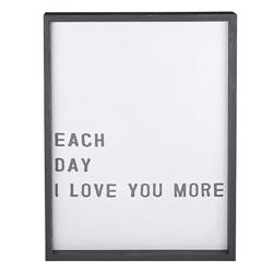 Picture of Christian Brands G2657 26 x 20 in. Face to Face Cadet Word Eachday I Love You More Framed Board