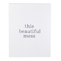 Picture of Christian Brands G2659 26 x 20 in. Face to Face Cadet Case Word This Beautiful Mess Frameless Board