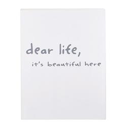 Picture of Christian Brands G2660 26 x 20 in. Face to Face Cadet Case Word Dear Life&#44; Its Beautiful Here Frameless Board