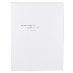 Picture of Christian Brands G1910 26 x 20 in. Face to Face Cadet Case Word We Were Together&#44; I Forget the Rest Frameless Board