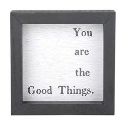 Picture of Christian Brands G2564 6 x 6 in. Face to Face Petite Word You Are The Good Things Framed BoardPack of 2