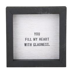 Picture of Christian Brands G3066 6 x 6 in. Wall-Petite Word Fill My Heart Framed BoardPack of 2