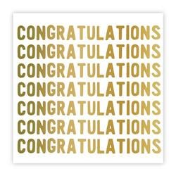 Picture of Christian Brands 10-05580-212 5 in. Beverage Congratulation Napkins  Pack of 12