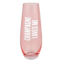 Picture of Christian Brands 10-05386-043 Champagne Loves Me Flute GlassPack of 6
