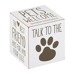 Picture of Christian Brands G4909 3 x 3 in. Said Quote Cubes Talk Paw Tabletop Well or BlocksPack of 2