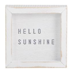 Picture of Christian Brands G5447 Face to Face Petite Word Board Wood Art - Hello SunshinePack of 2
