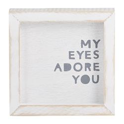 Picture of Christian Brands G5448 Face to Face Petite Word Board Wood Art - My Eyes Adore YouPack of 2