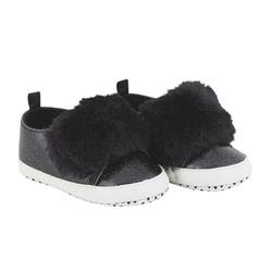 Picture of Christian Brands G2141 Shoe  Black Fur - 6- 12 MonthsPack of 2