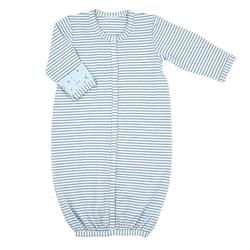 Picture of Christian Brands G2174 Stripe Gown  Blue Geo - New BornPack of 2