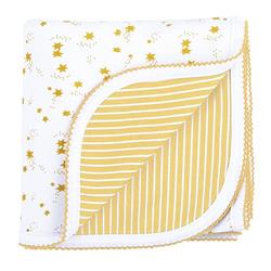 Picture of Christian Brands G2175 Reversible Blanket  Gold Star StripePack of 2