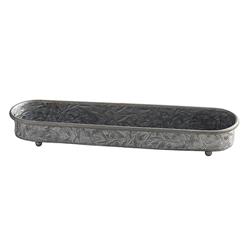 Picture of Christian Brands AMR069 16.5 in. Ornate Iron Tray  Gray - SmallPack of 2
