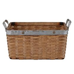 Picture of Christian Brands AMR079 15.5 in. Bamboo Basket  Brown - RectangularPack of 2