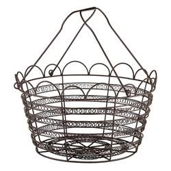 Picture of Creative Brands BMR028 11.60 x 11.80 in. Wire Basket with Handle&#44; Large