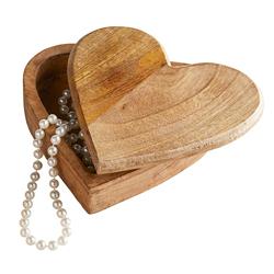 Picture of Creative Brands BMR046 6 x 1.6 in. Wooden Heart Box&#44; Large