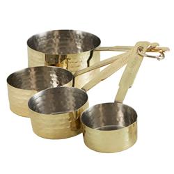 Picture of Creative Brands BMR257 Gold Measuring Cups