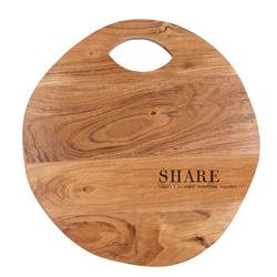 Picture of Creative Brands J2314 16.5 in. Dia. Face To Face Charcuterie Board - Share