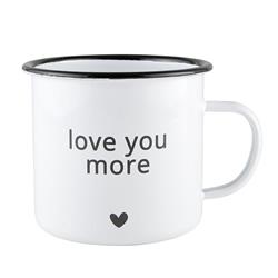 Picture of Creative Brands J2118 24 oz Enamel Mug Set - Love You More