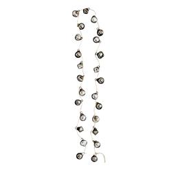 Picture of Creative Brands BMR304 11 x 2 in. Glass Garland&#44; Antique Silver