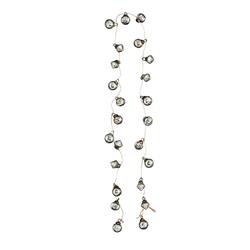 Picture of Creative Brands BMR306 72 in. Glass Garland&#44; White Grey