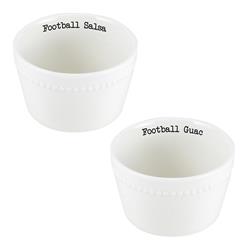 Picture of Creative Brands BMR321 4.5 x 2.75 in. Football Salsa & Guac Set