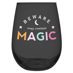 20 oz Halloween Stemless Wine Glass - Beware of Magic -  CoolCookware, CO3436461