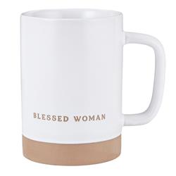 Picture of Creative Brands J6040 17 oz Garden Collection Ceramic Mug - Signature - Blessed Woman