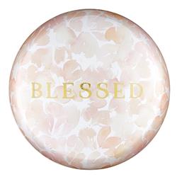 Picture of Creative Brands J6028 3 in. Dia. Garden Collection Glass Dome Paperweight - Blessed