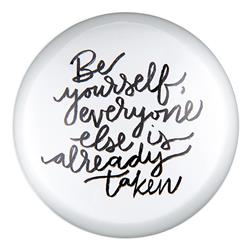 Picture of Creative Brands J6135 3 in. Dia. Sweet Sentiments Glass Dome Paperweight - Be Yourself