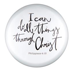 Picture of Creative Brands J6144 3 in. Dia. Sweet Sentiments Glass Dome Paperweight - All Things