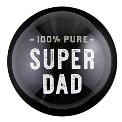 Picture of Creative Brands J6155 3 in. Dia. Dad&#44; Forever my Hero Glass Dome Paperweight - Super Dad