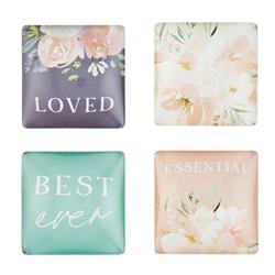 Picture of Creative Brands J6029 1.5 x 0.5 in. Garden Collection Square Magnets Set - Essential - Set of 4