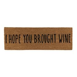 F3710 30 x 10 in. Brought Wine Door Mat