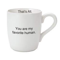 Picture of Creative Brands G2677 16 oz Thats All Ceramic Mug - Favorite Human Pink